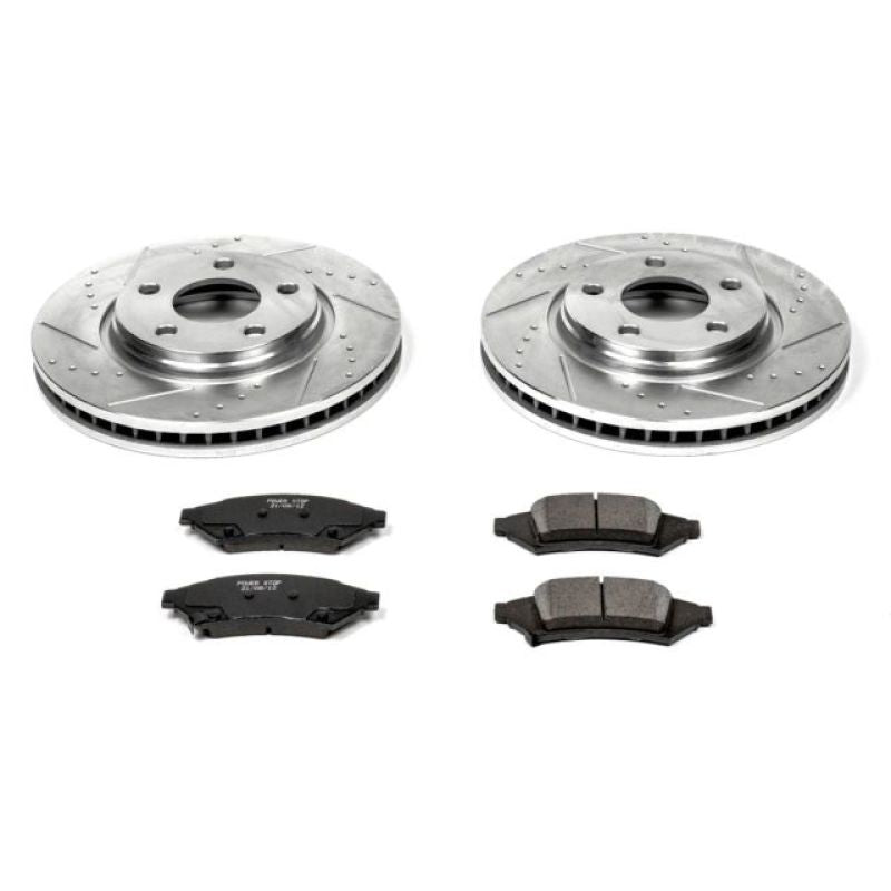 PowerStop K1586 2004 fits Pontiac Grand Prix Front Z23 Evolution Sport Brake Kit