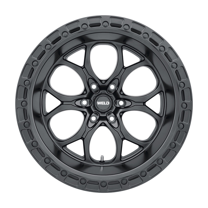 Weld W10809089575 Off-Road W108 20X9 Ledge 6X135 ET20 BS5.75 Satin Black / Blac