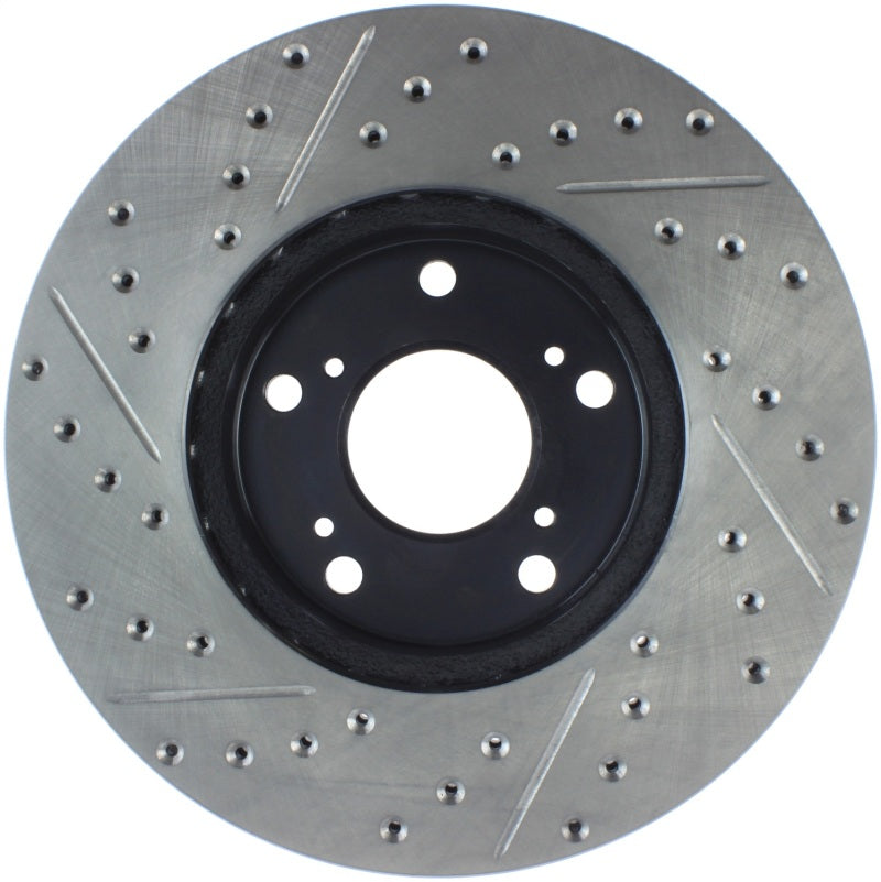 Stoptech 127.40036L 06-08 fits Civic GX / 02-04 CR-V / 98-02 Honda Accord V6 / 03-07 Accord 4 cyl/V6 MT Slotted & D