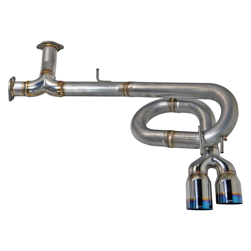 Remark RK-C4063H-10T 2022+ fits Honda Civic Sport Hatchback FL2 (Link Loop) Catback Exhaust Burnt Stainless Steel Tip