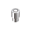 McGard 21120 Wheel Lock Nut Set - 4pk. (Reg. Shank Seat) 1/2-20 / 13/16 Hex / 1.38in. Length - Chrome