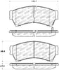 Stoptech 309.1164 Performance 06-10 Ford Fusion / 07-10 Lincoln MKZ / 06-09 Mazda 6 Front Brake Pads