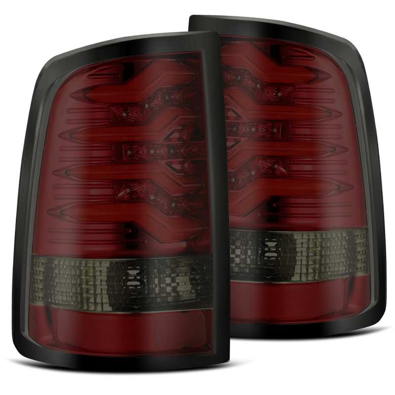 AlphaRex 640020 fits Dodge 09-18 Ram 1500 PRO-Series LED Tail Lights Red Smoke