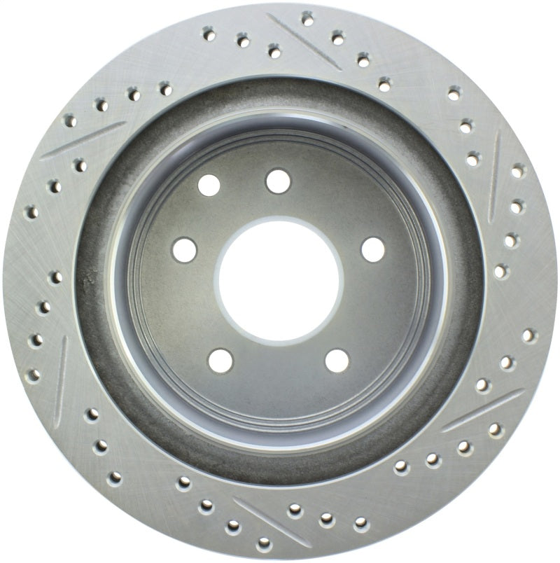 Stoptech 227.42077R Select Sport fits Nissan Slotted and Drilled Right Rear Rotor
