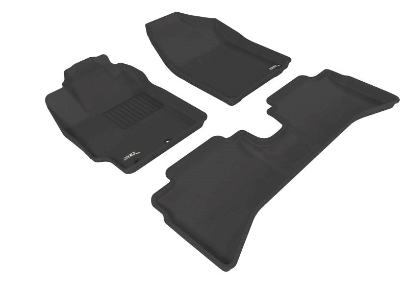 3D MAXpider L1TY09501509 2020 fits Kia Telluride Kagu 3rd Row Floormats - Black