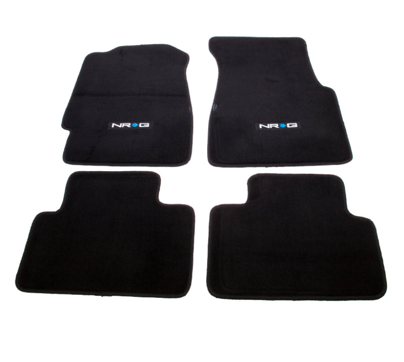 NRG FMR-120NRG Floor Mats - fits Honda 92-95 Civic 2DR (NRG Logo) - 4pc.