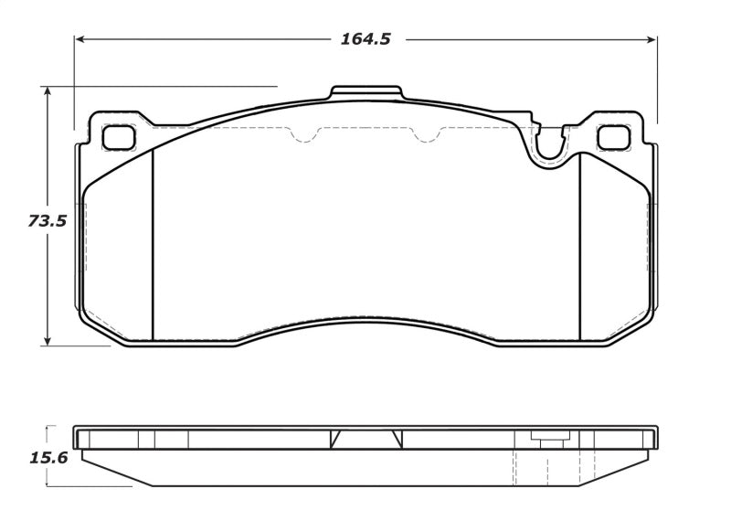 Stoptech 308.1371 Street Touring 08-09 fits BMW 128i/135i Coupe Front Brake Pads