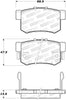 Stoptech 308.05361 Street Brake Pads - Front