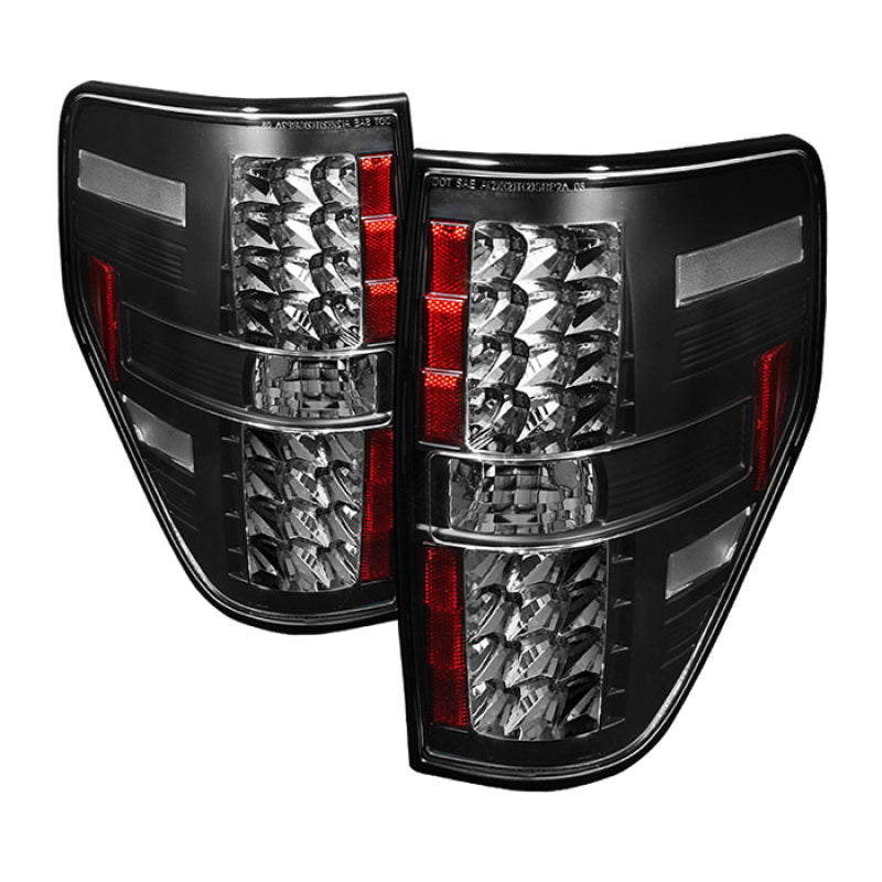 Spyder 5008374 fits Ford 09-14 F150 LED Tail Lights Black ALT-YD-FF15009-LED-BK