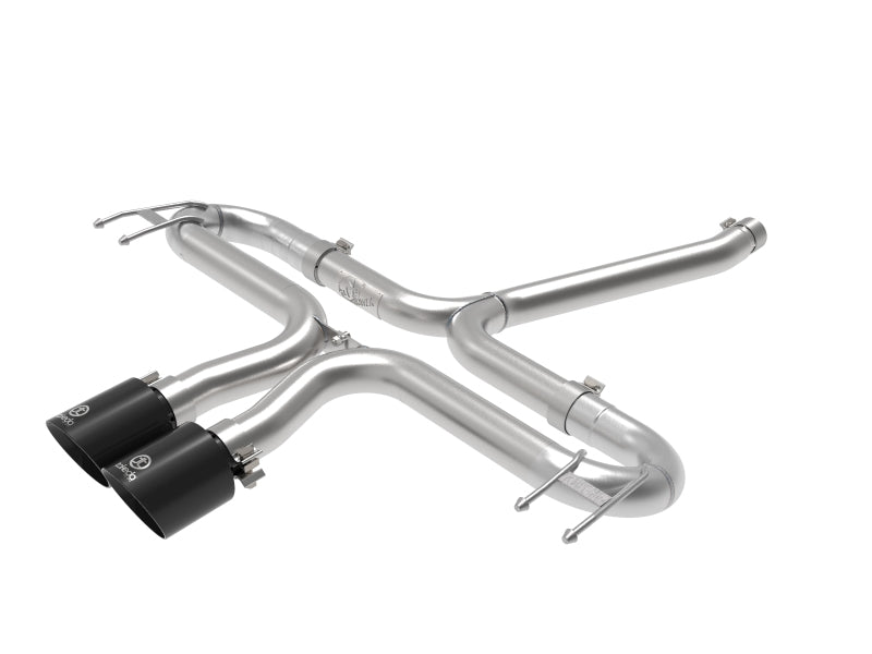 AFE 49-36625-B 2-1/2in 304 SS Axle-Back Exhaust w/Black Tips 17-20 fits Honda