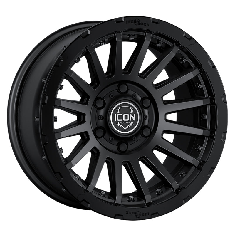 ICON 23617858052SB Recon Pro 17x8.5 8 x 6.5 13mm Offset 5.25in BS Satin Black Wheel
