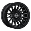 ICON 23617858052SB Recon Pro 17x8.5 8 x 6.5 13mm Offset 5.25in BS Satin Black Wheel