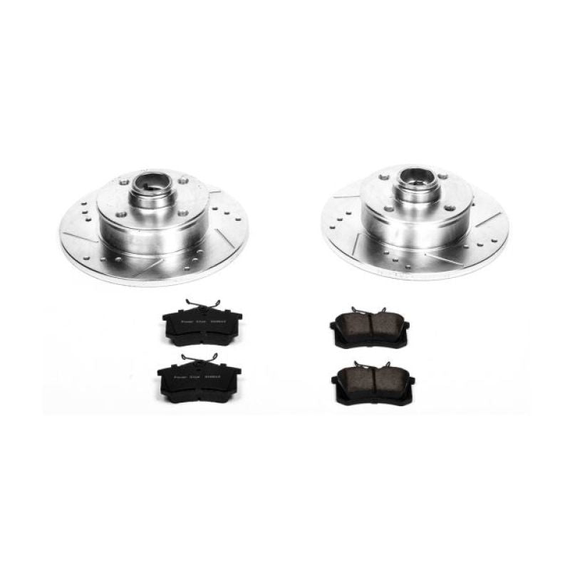PowerStop K370 fits Volkswagen 90-92 Corrado Rear Z23 Evolution Sport Brake Kit
