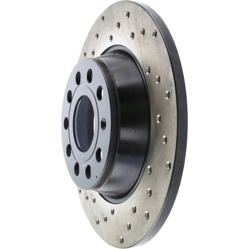 Stoptech 128.33129CR 10-11 & 13 Audi A3 Quattro / 10 VW GTI Mk VI Drilled Right CRYO-STOP Brake Rotor