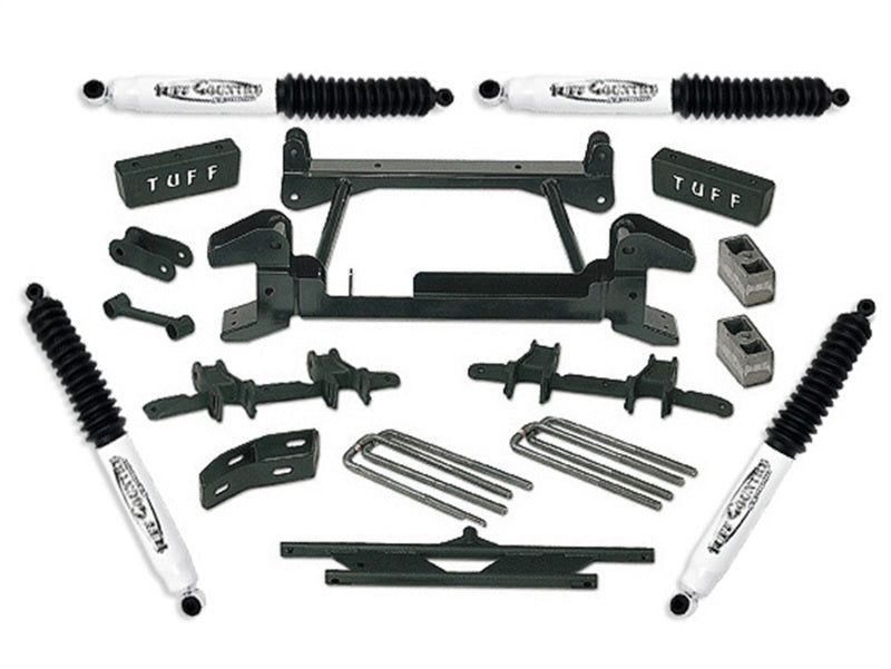 Tuff Country 14854 92-98 fits Chevy Suburban 2500 (8Lug) 4X4 4in Lift Kit (w/Stmped Lwr Cntrl Arm No Shocks)