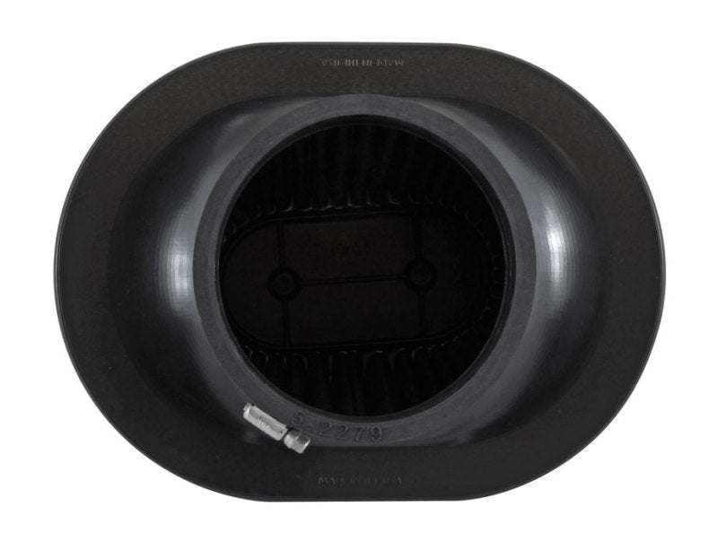 AEM 21-2258DK Dryflow Air Filter-Oval Tapered 8in x 10.5in O/S Base / 5in x 7.7