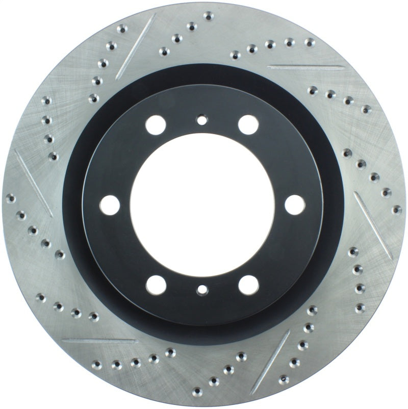 Stoptech 127.44174R Slotted & Drilled Sport Brake Rotor