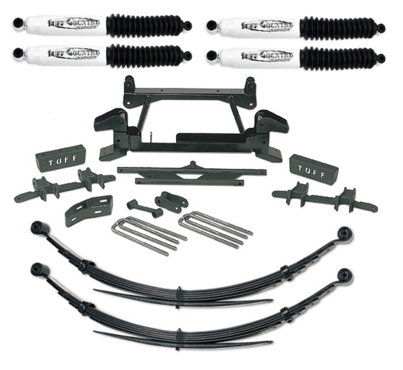 Tuff Country 16812KN 88-98 fits Chevy Truck K1500 4x4 6in Lift Kit with Rear Leaf Springs (SX8000 Shocks)