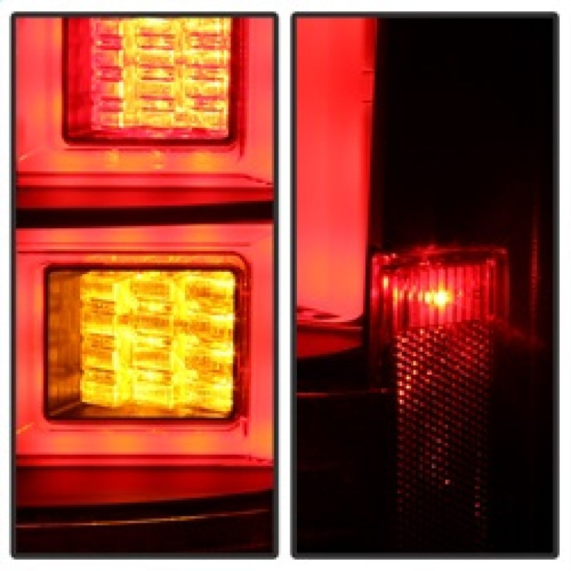 Spyder 5080936 fits Land Rover 10-14 Discovery LR4 Light Bar LED Tail Lights Bl