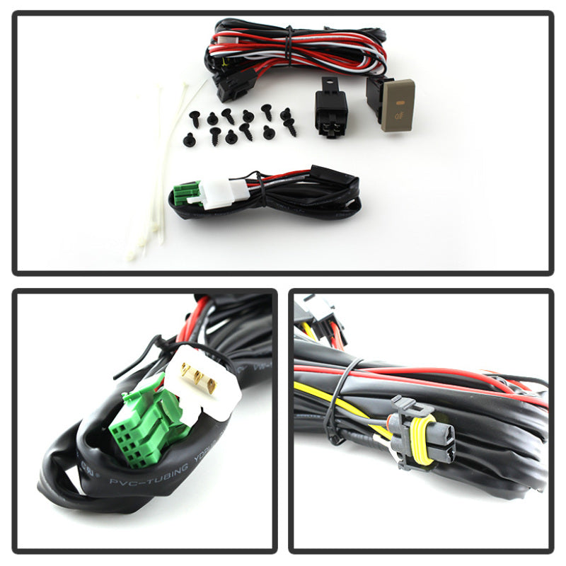 Spyder 5080462 fits Hyundai Elantra 2014+ OEM Style Fog Lights W/Switch Clear F