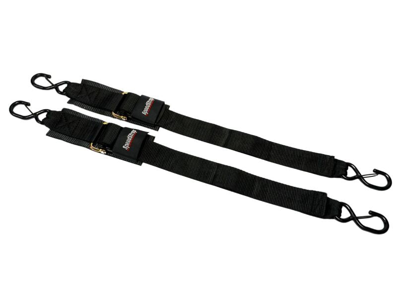 SpeedStrap 28600-DSH 2in x 4ft Marine Transom Tie-Down Straps with Snap S-Hooks (2 Pack)