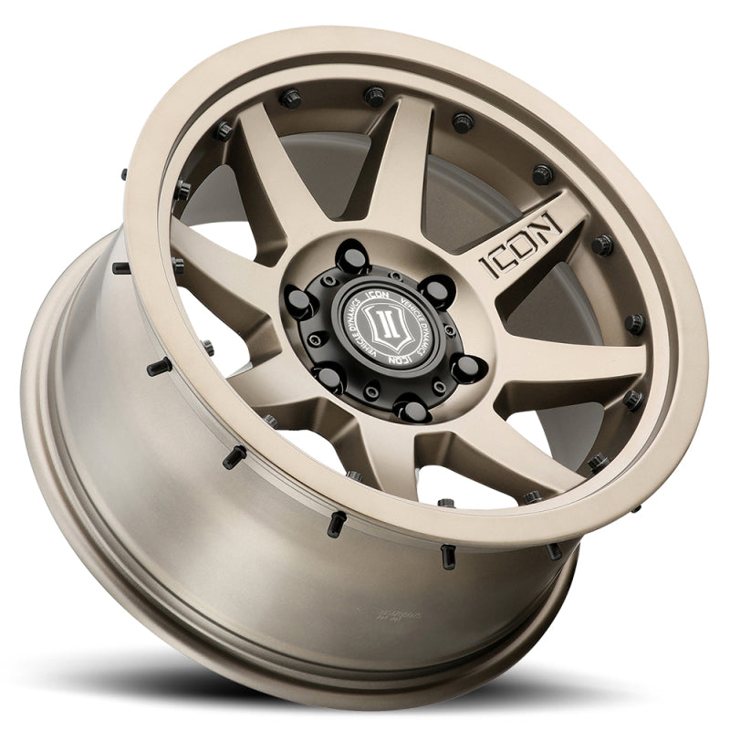 ICON 21817857345BR Rebound Pro 17x8.5 5x5 -6mm Offset 4.5in BS 71.5mm Bore Bronze Wheel