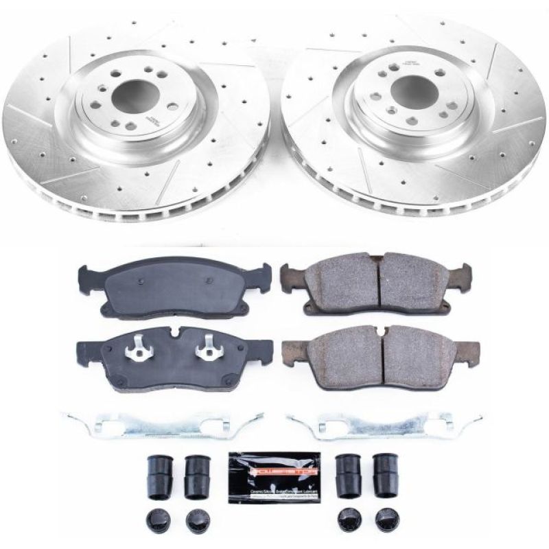 Power Stop K6899 13-16 fits Mercedes-Benz GL450 Front Z23 Evolution Brake Kit