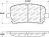 Stoptech 308.0923 Street Touring Brake Pads