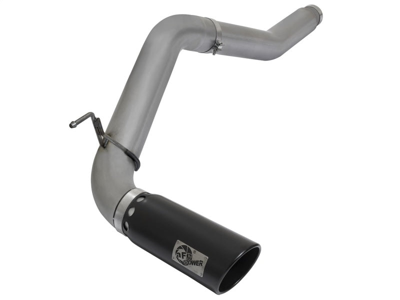 AFE 49-46112-B BORE HD 5in DPF-Back SS Exhaust w/ Black Tip 2016 fits Nissan Ti