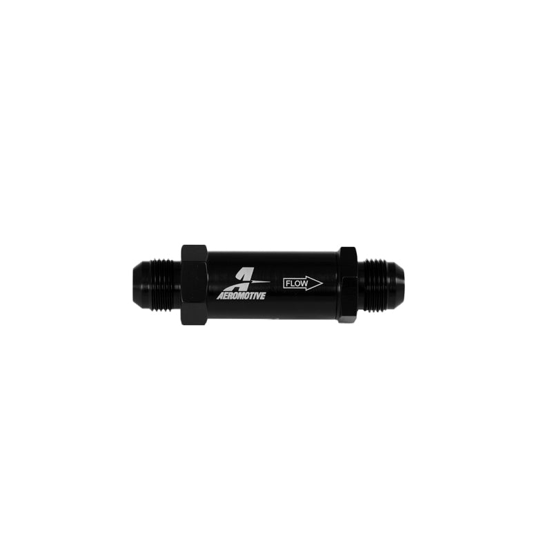 Aeromotive 15133 In-Line Full Flow Check Valve (-10 AN Flare) - Black