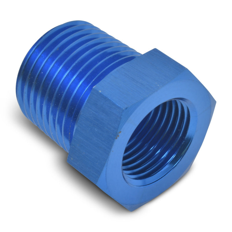 Russell 661640 Performance 1in Male to 3/4in Female Pipe Bushing Reducer (Blue)