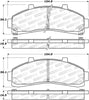 Stoptech 308.0652 Street Brake Pads