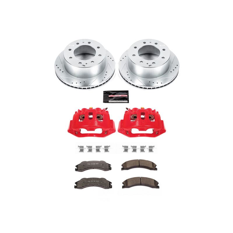 PowerStop KC5563-36 fits Chevy Silverado HD Rear Z36 Truck/Tow Kit w/Cals