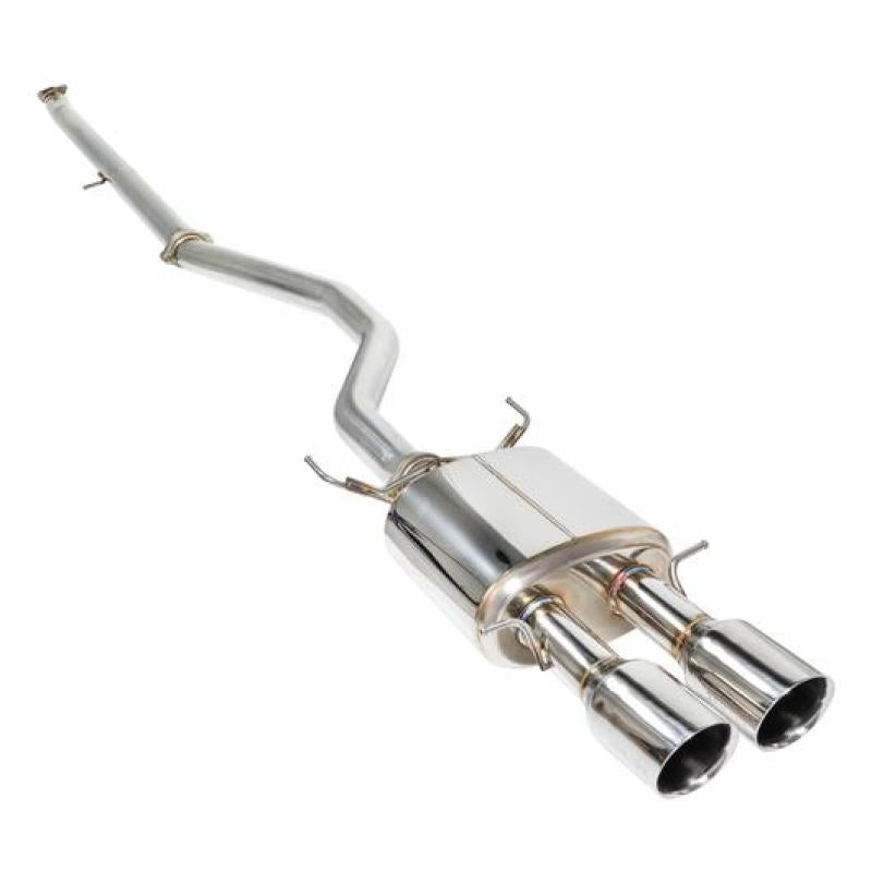 Remark RK-C1076H-02 2017 fits Civic Si 4 Door Sedan Cat Back Exhaust w/Stainless Double Wall Tip (Not Resonated)