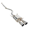 Remark RK-C1076H-02 2017 fits Civic Si 4 Door Sedan Cat Back Exhaust w/Stainless Double Wall Tip (Not Resonated)