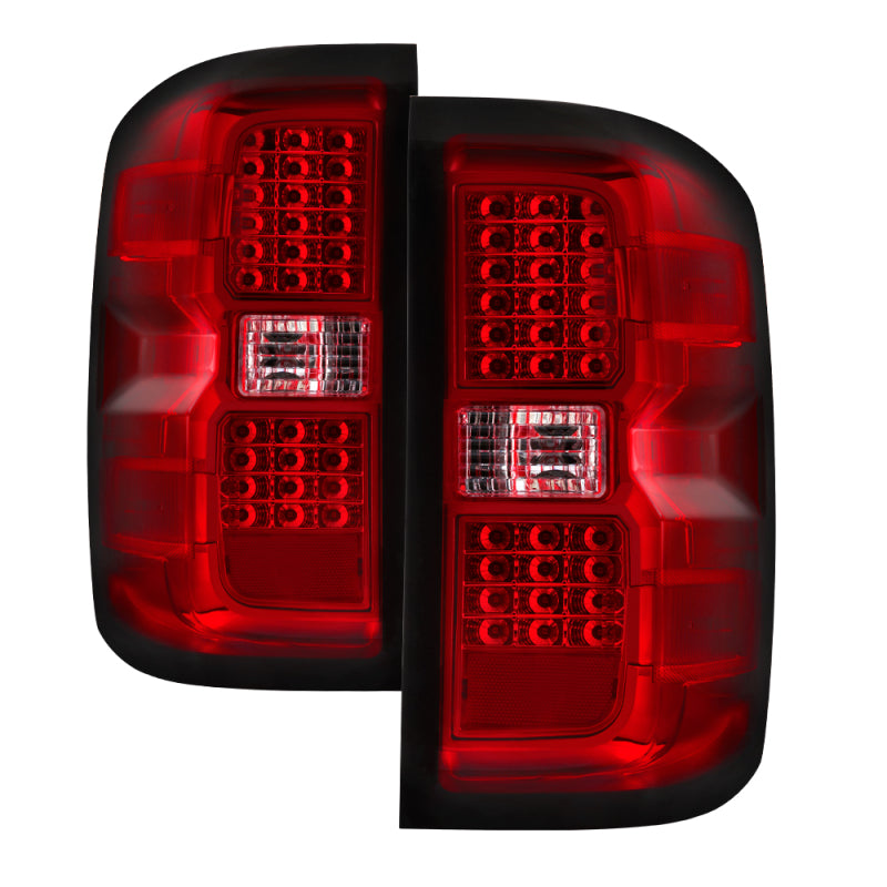 xTune 9036569 fits Chevy 1500 14-16 / Silverado 2500HD/3500HD LED Tail Lights -