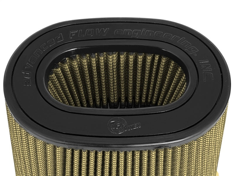AFE 72-91115 um Intake Rep Air Filter w/PG7 Media-3in F (Dual) x (8.25x6.25)in