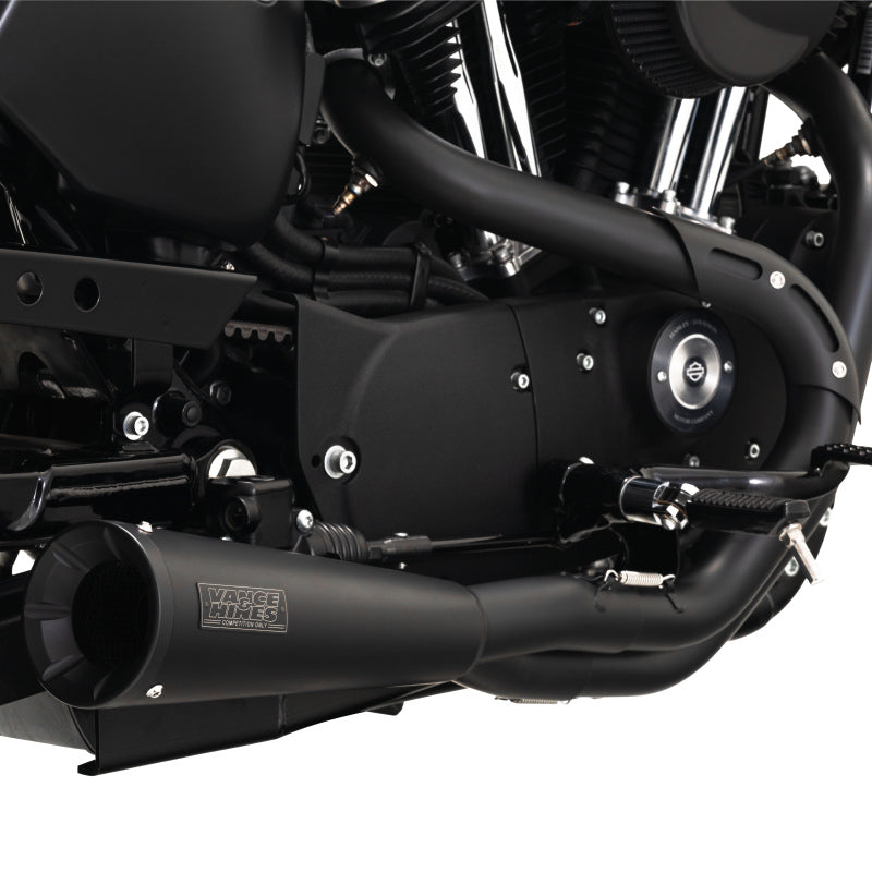 Vance and Hines 47627 Vance & Hines HD Sportster 04-13 SS 2-1 Black Full Syst