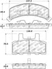 Stoptech 305.0369 Street Select Brake Pads - Rear