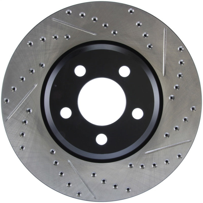 Stoptech 127.63059L 05-13 Chrysler300/300C / 09-12 Dodge Challenger Front Left Drilled & Slotted Rotor