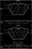 Stoptech 305.126 Street Select Brake Pads - Front 07-13 BMW 328i
