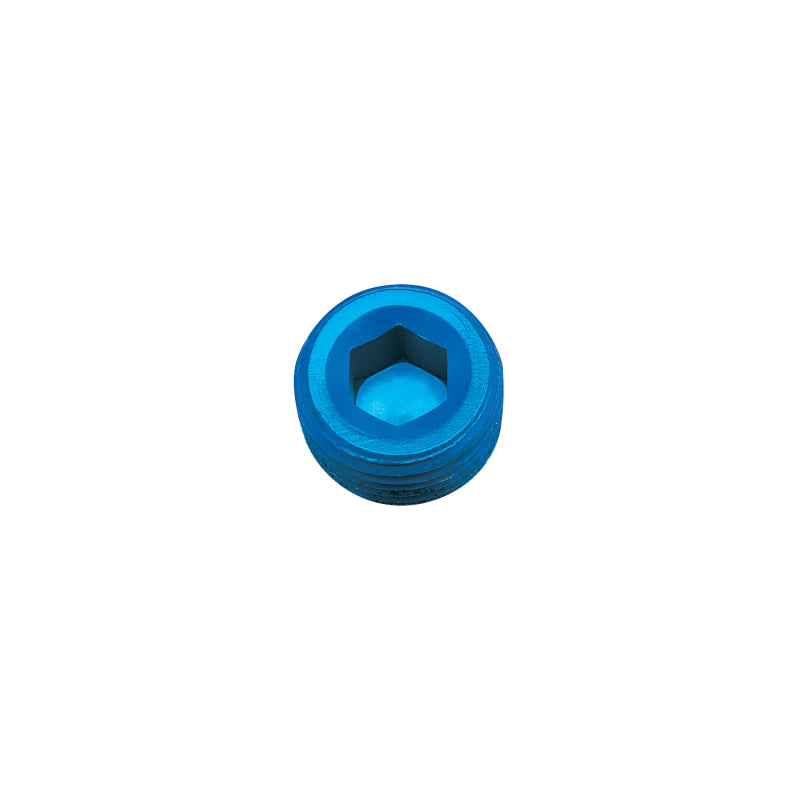 Russell 662050 Performance 3/8in Allen Socket Pipe Plug (Blue)