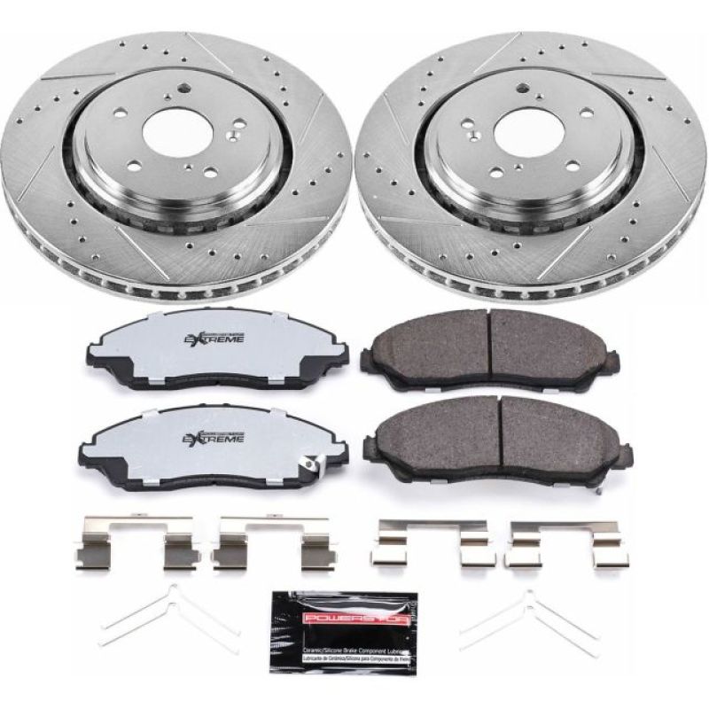 PowerStop K6957-36 14-16 fits Acura MDX Front Z36 Truck & Tow Brake Kit