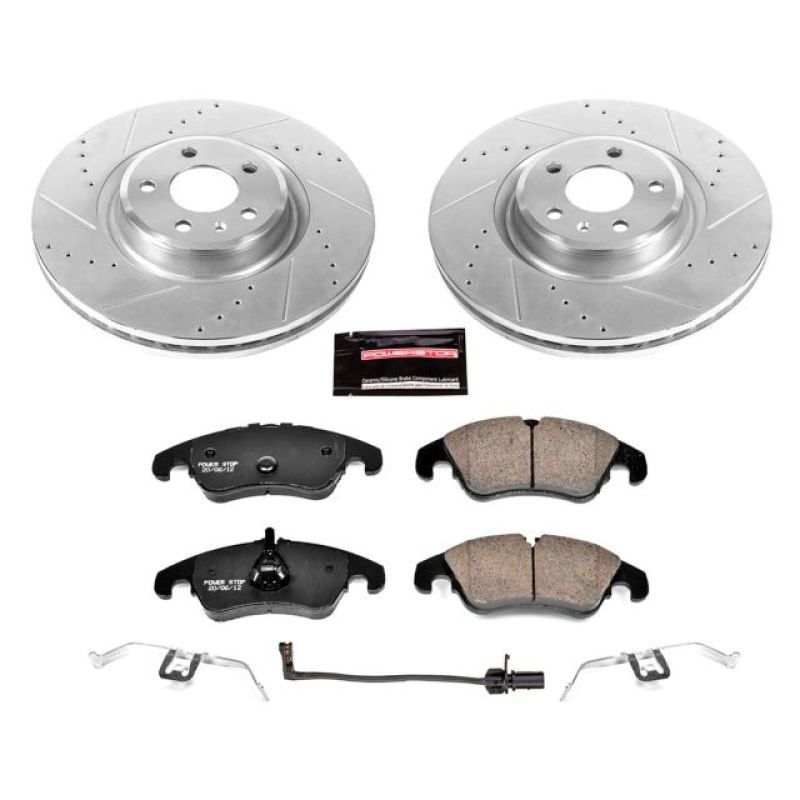 PowerStop K6140 fits Audi 14-18 A6 Front Z23 Evolution Sport Brake Kit