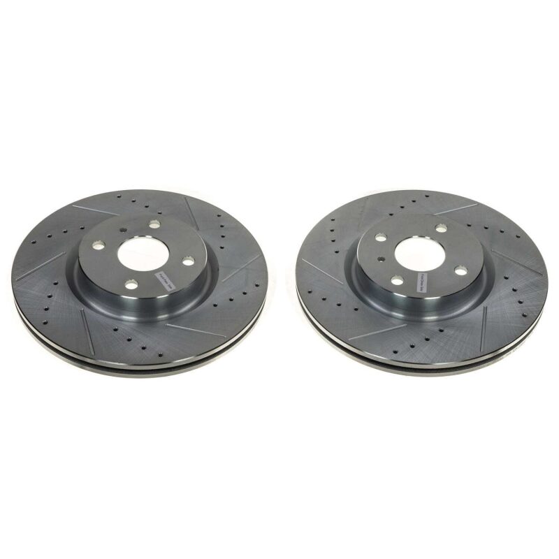PowerStop fits Mazda 16-21 MX-5 Miata Front Evolution Drilled & Slotted Rotor -