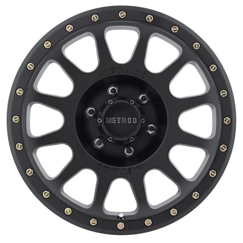 Method MR30589060500 MR305 NV 18x9 0mm Offset 6x5.5 108mm CB Matte Black Wheel
