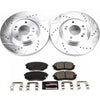 PowerStop K7353 fits Hyundai 16-19 Sonata Front Z23 Evolution Sport Brake Kit