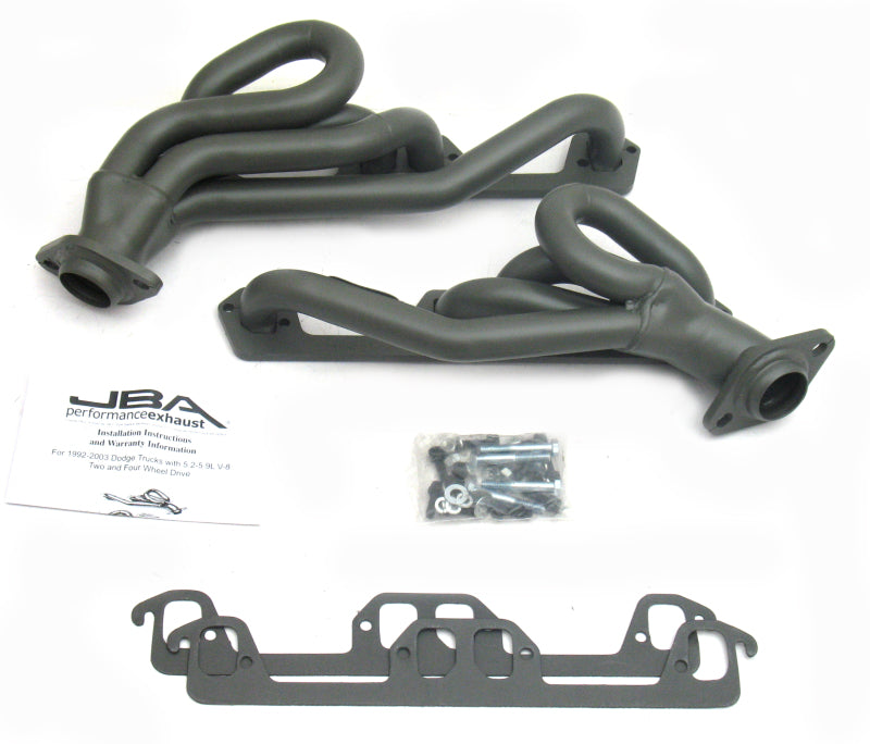 JBA 1945S-1JT fits Dodge 96-03 Truck 5.2L/5.9L Magnum 1-1/2in Primary Ti Ctd Cat4Ward Header