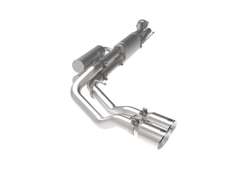 AFE 49-43117-P Series 3in 409 SS Cat-Back Exhaust w/ Polish Tips 17-20 fits For