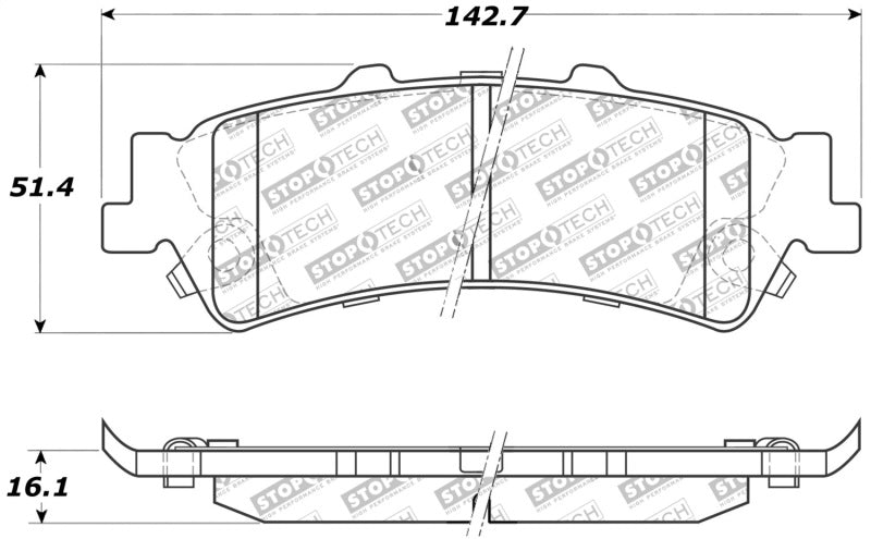 Stoptech 309.0792 Performance Brake Pads